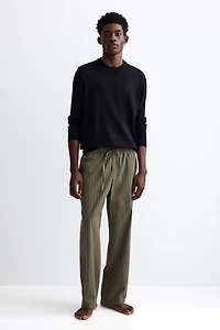 Relaxed-Fit Poplin Pants