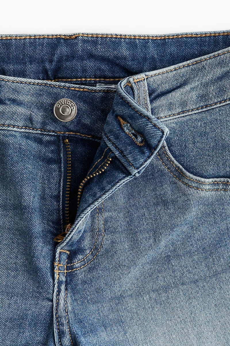 Low Rise Flared Leg Jeans