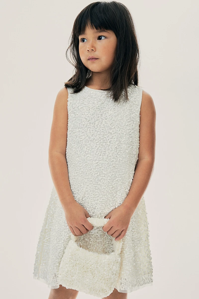 Sequined A-Line Dress