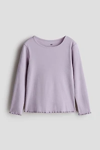 Long-sleeved Jersey Top
