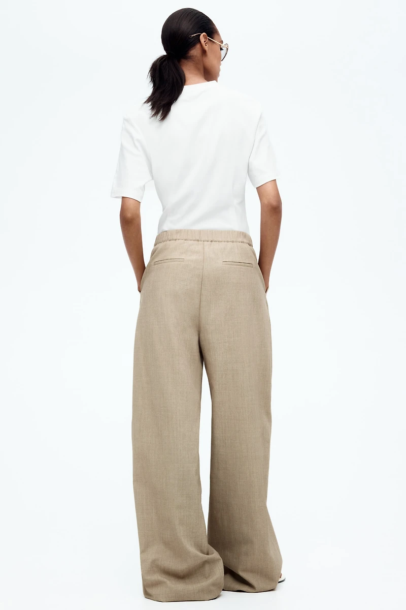 Pleat-Front Pants