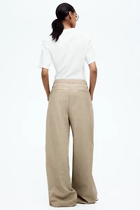 Pleat-Front Pants