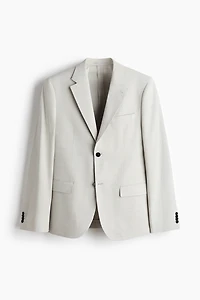 Veste classique en lin mélangé