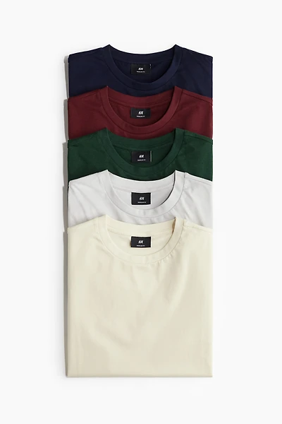 5-pack Regular Fit T-shirts