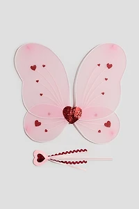 Déguisement 2 pièces avec ailes