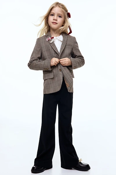 Pantalon large en jersey point de Rome