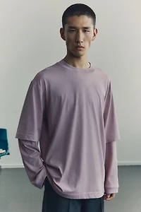 Layered Pima Cotton Shirt