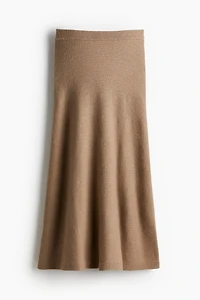 Jupe évasée en tricot