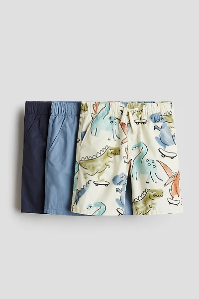 3-pack Cotton Shorts