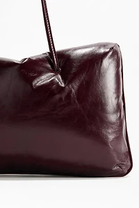 Padded Leather Shoulder Bag