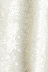 Robe à sequins avec grande boucle