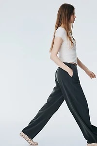 Twill Drawstring Pants