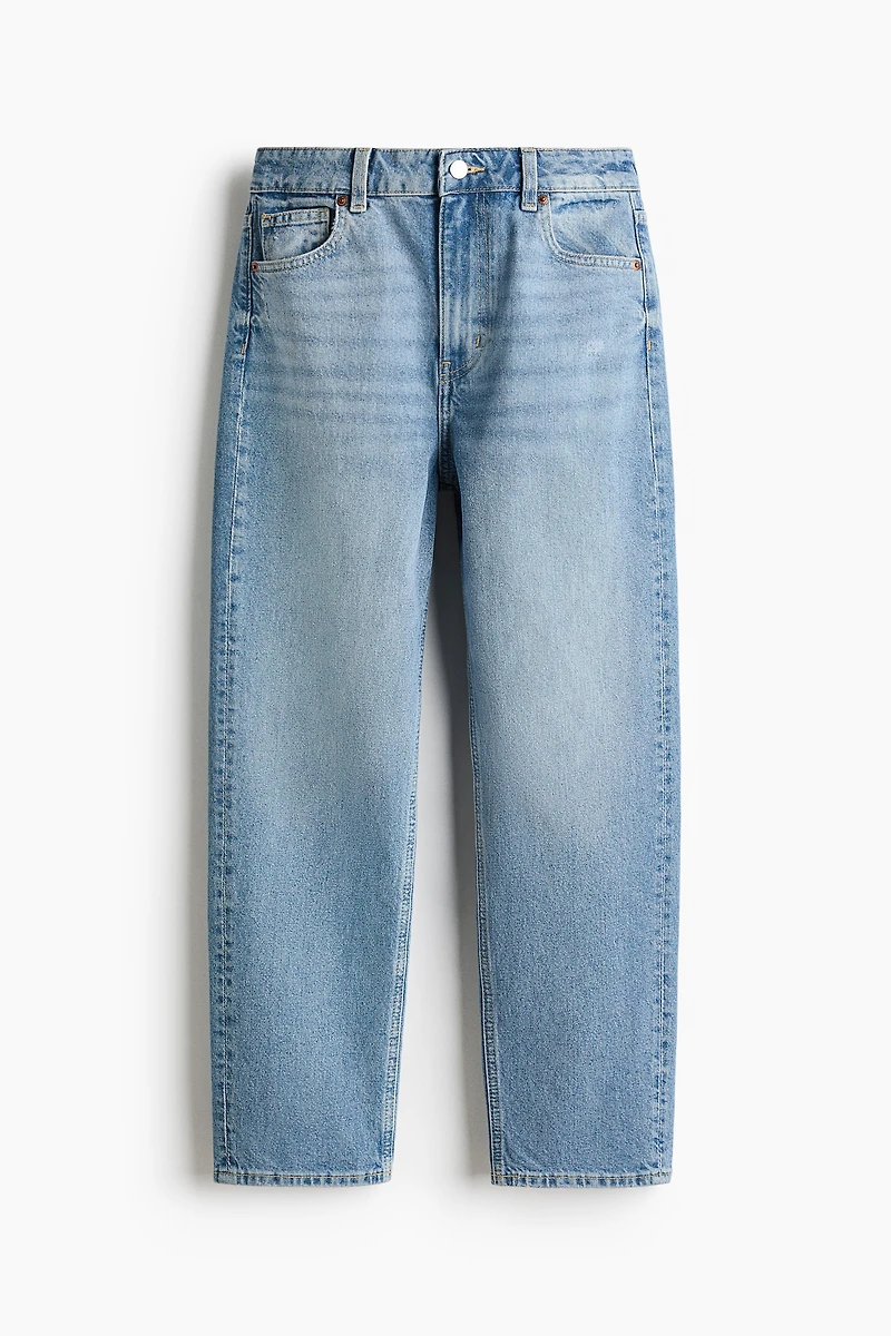 Mom Slim-Fit High-Waist Ankle Jeans