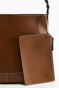 Braided-Strap Shoulder Bag