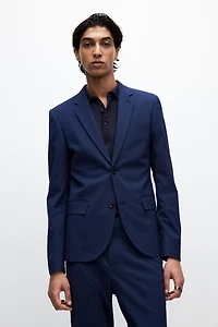 Veste très près du corps à fermeture droite
