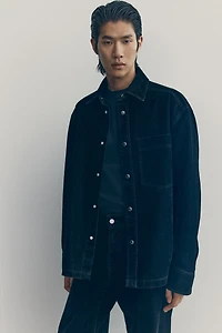 Surchemise en sergé brossé