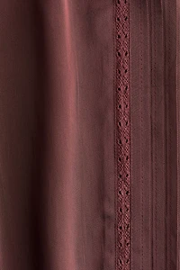 Pantalon en satin de viscose