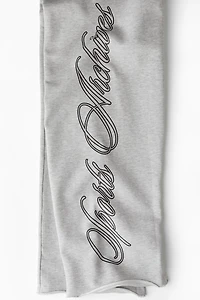 Oversized Printed Cotton Sweatpants
