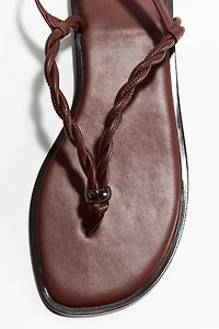 Twist-Detail Sandals