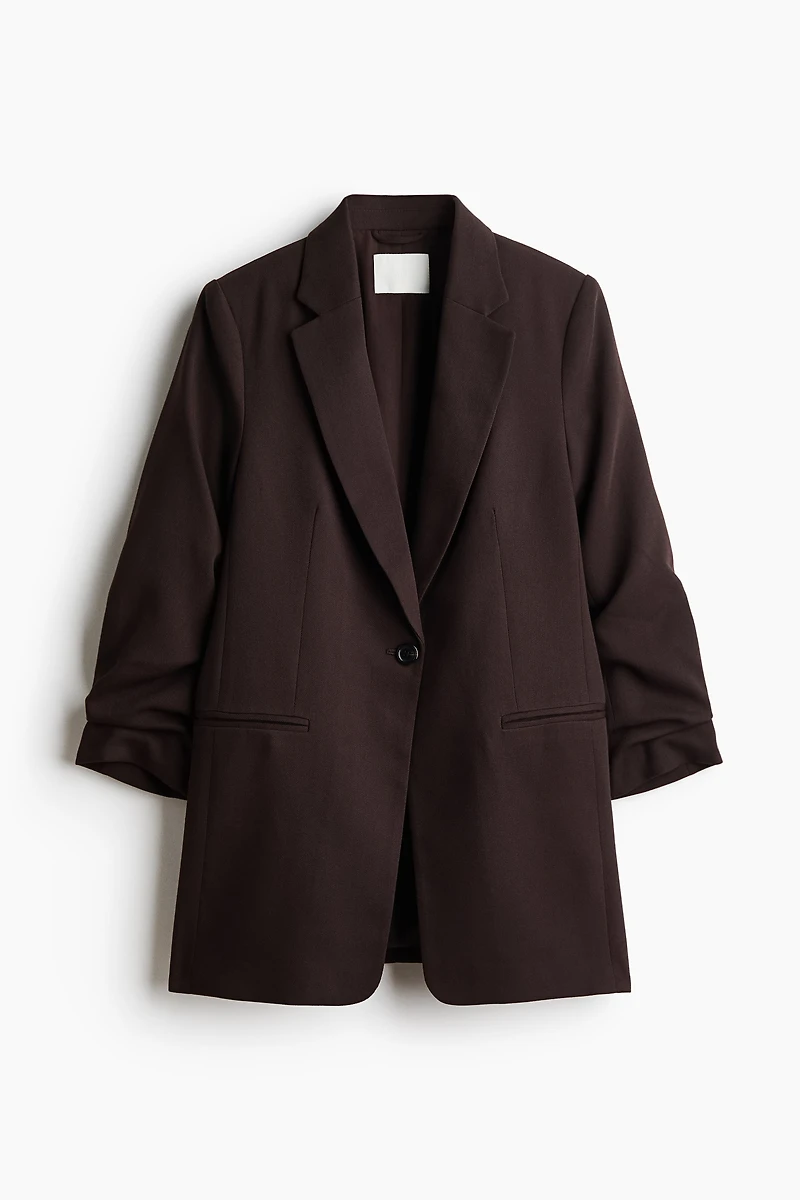 Blazer à manches froncées