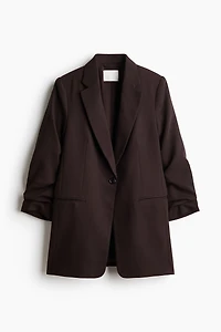 Blazer à manches froncées