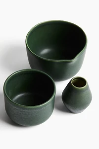 Stoneware Matcha Set