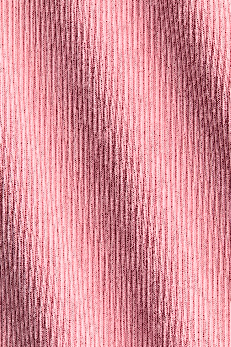 Rib-Knit Boat-Neck Top