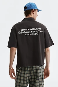 Relaxed-Fit Short-Sleeved Utility Shirt