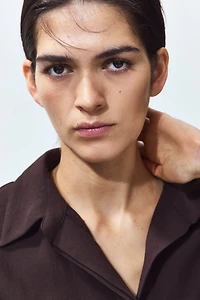 Tie-Belt Shirt Dress