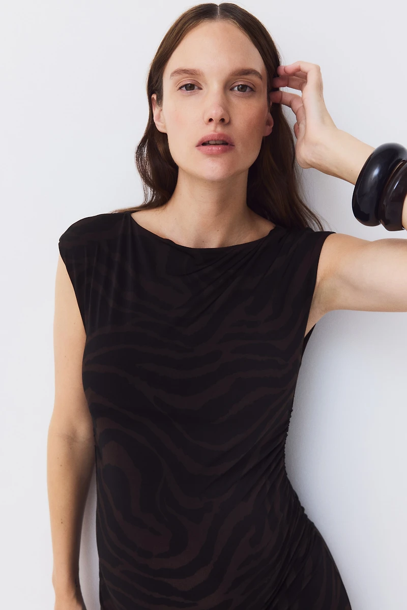 MAMA Cap-Sleeved Dress