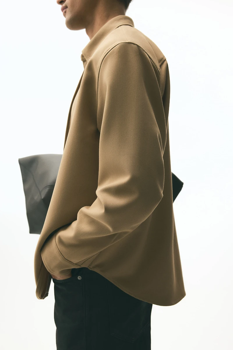 Chemise décontractée en sergé