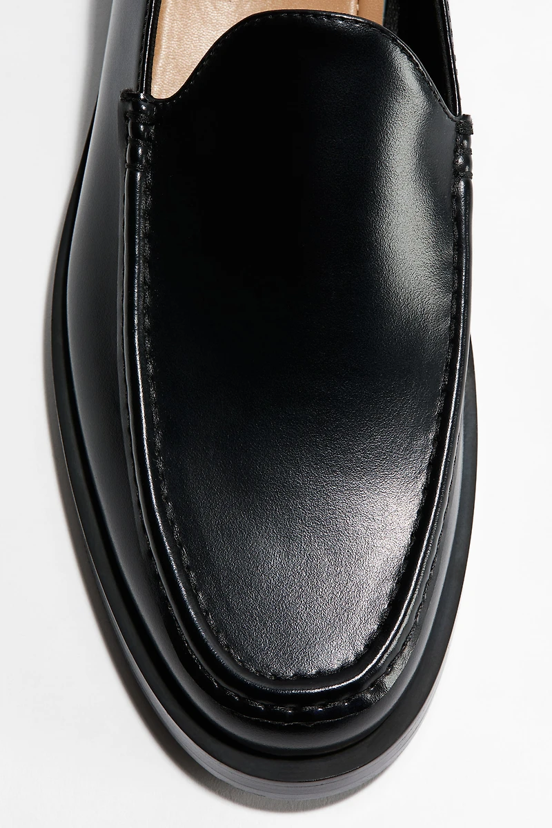 Moccasin-Seam Loafers