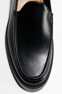 Moccasin-Seam Loafers