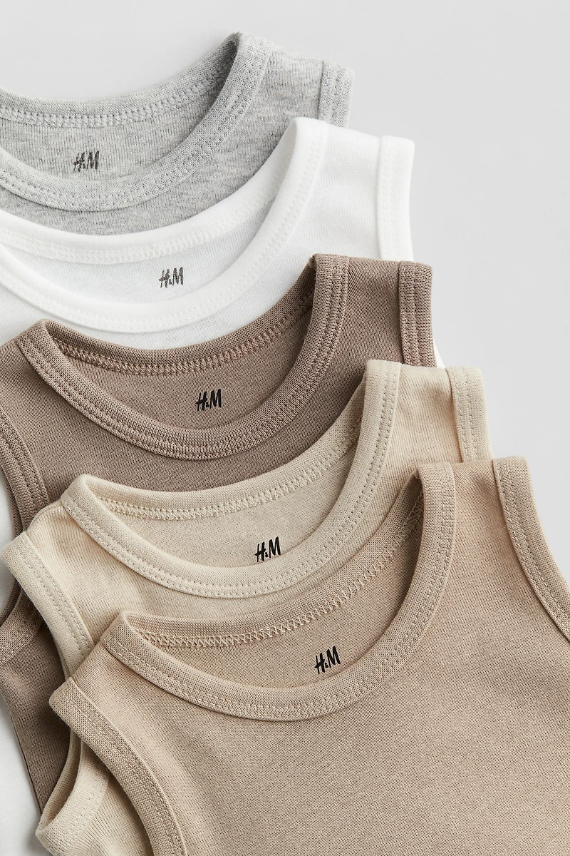 Lot de 5 maillots en coton