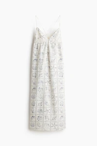 Tie-Detail Maxi Dress