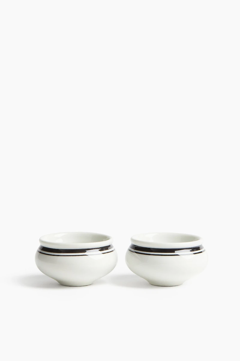 2-Pack Small Porcelain Bowls