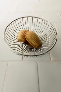 Petite corbeille à pain en inox
