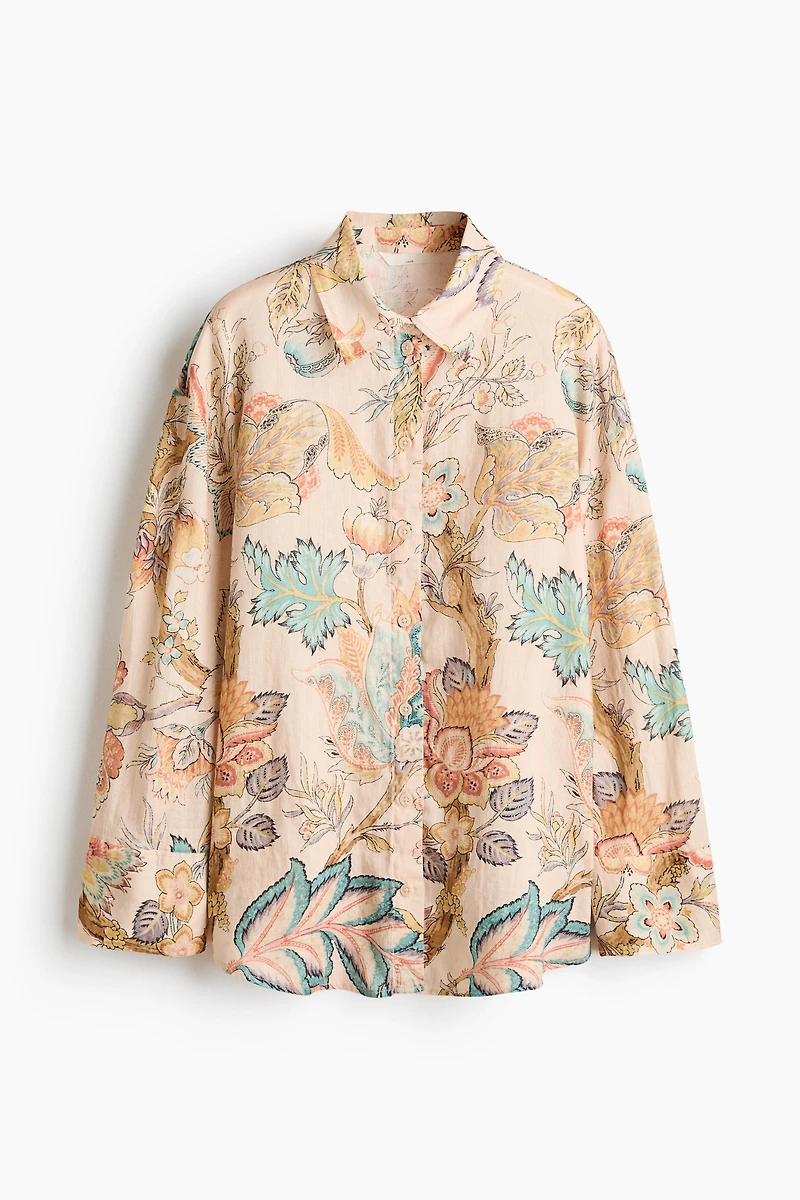 Oversized Linen Shirt