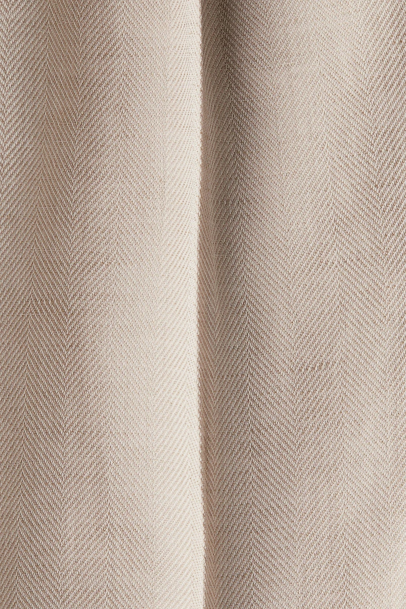 Regular Fit Wool-Blend Suit Pants