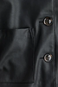 Veste en tissu enduit