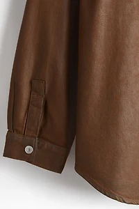 Oversized-Fit Denim Shirt