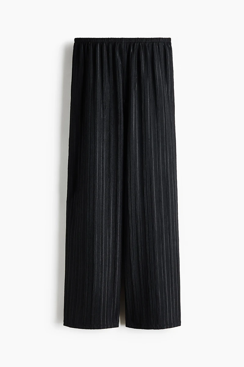 Crinkled Pull-On Pants