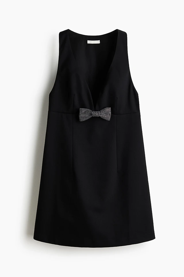 h&m bow detail a line dress Zapaka Women White Blue Floral Homecoming Dress with Bow A-line Strapless Ruffle Cut Out Short Prom Dress, White Blue Flower / US6