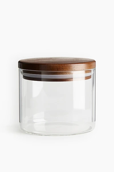 Small Glass Jar with Lid