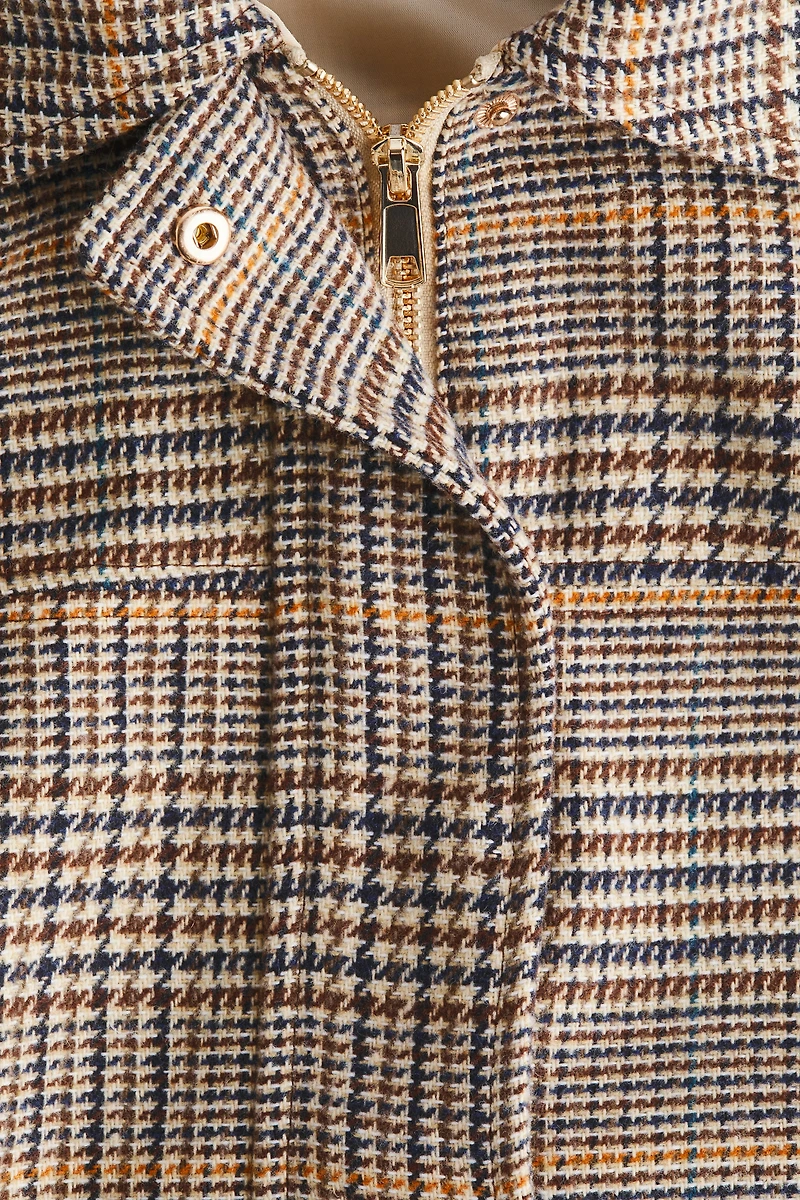 Blouson aviateur avec col