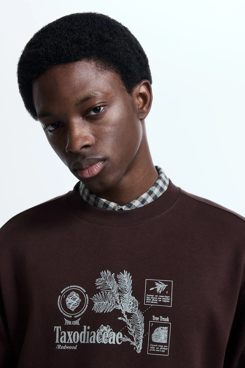 Chandail imprimé Coupe Flottante