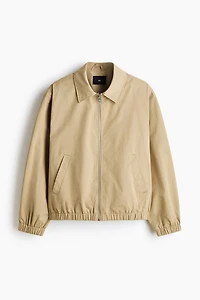 Collared cotton jacket