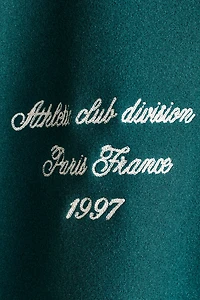 Appliquéd Baseball Jacket