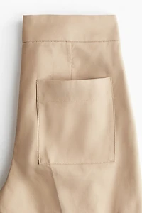 Pantalon large en sergé