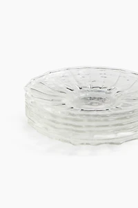 6-pack tea glasses with saucers